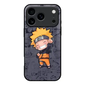 Orange Chubby Glass Case for iPhone 17 Pro Compact Pattern daily accessory