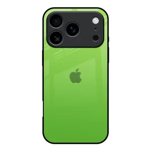 Minimal Shield Texture Durable Finish Paradise Green Glass Case For iPhone 17 Pro