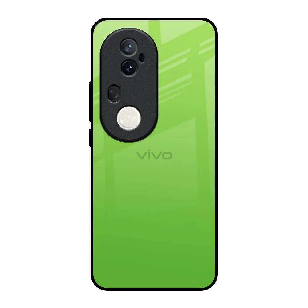 Frosted surface Sleek Guard Paradise Green Glass Case For Vivo T4 Ultra 5G