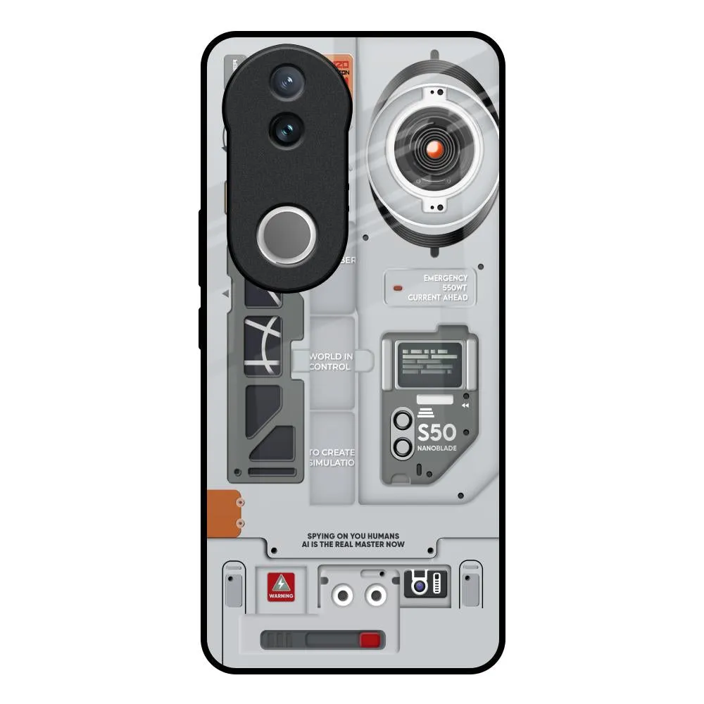 Enhanced grip Plasma Shield Glass Case for IQOO Z10R 5G