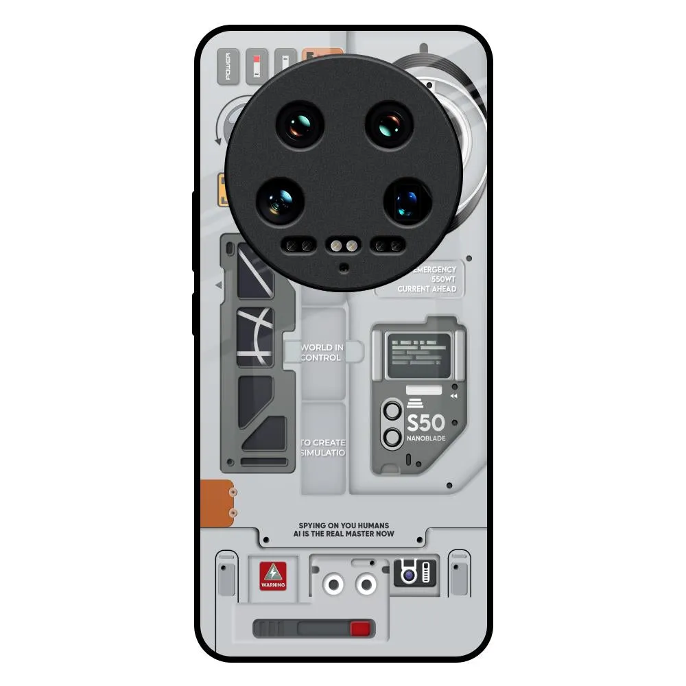 Protective Edge Layer Plasma Shield Glass Case for Mi 14 Ultra 5G