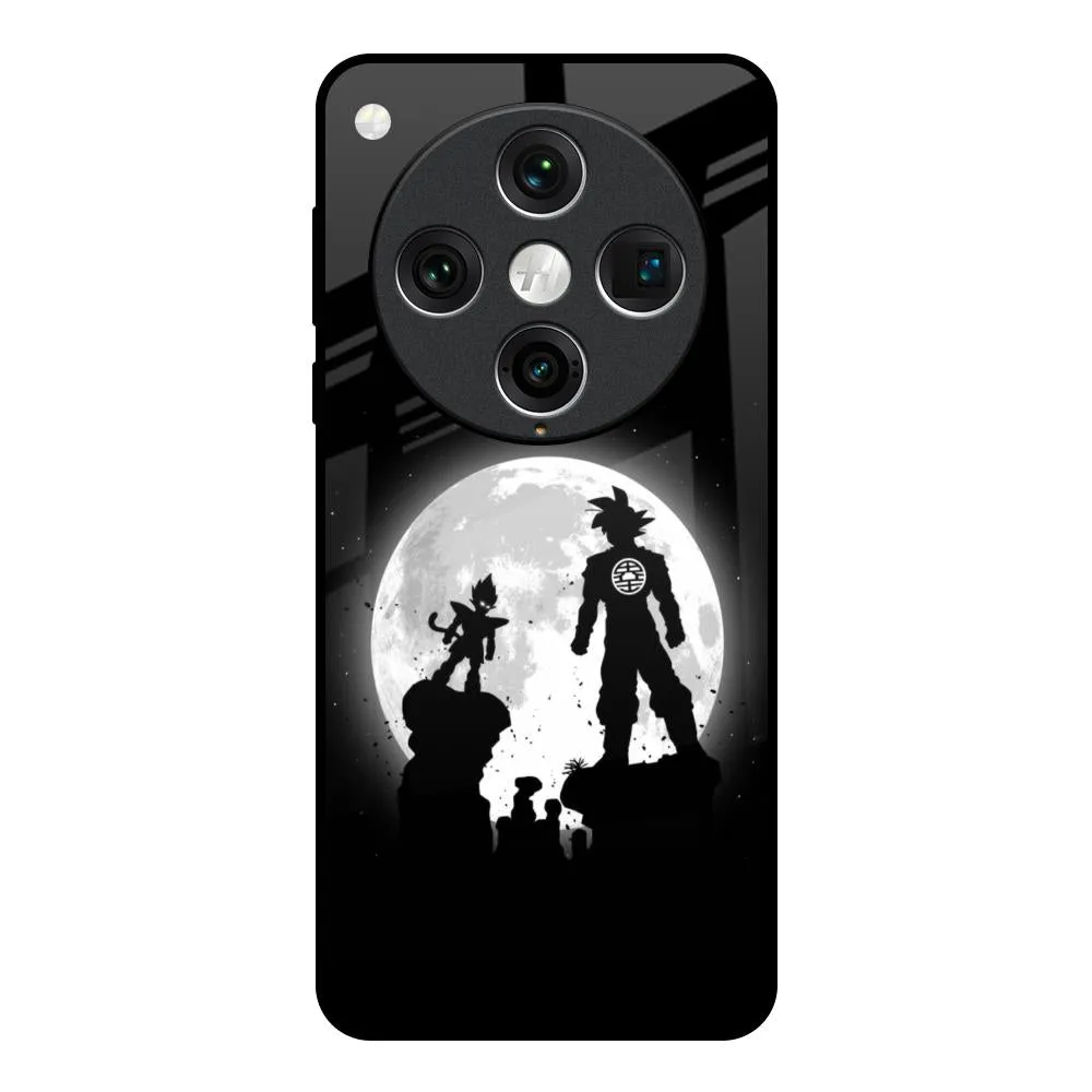 Gradient Finish Sleek Detail True Saiyans Glass Case for Oppo Find x8 Pro