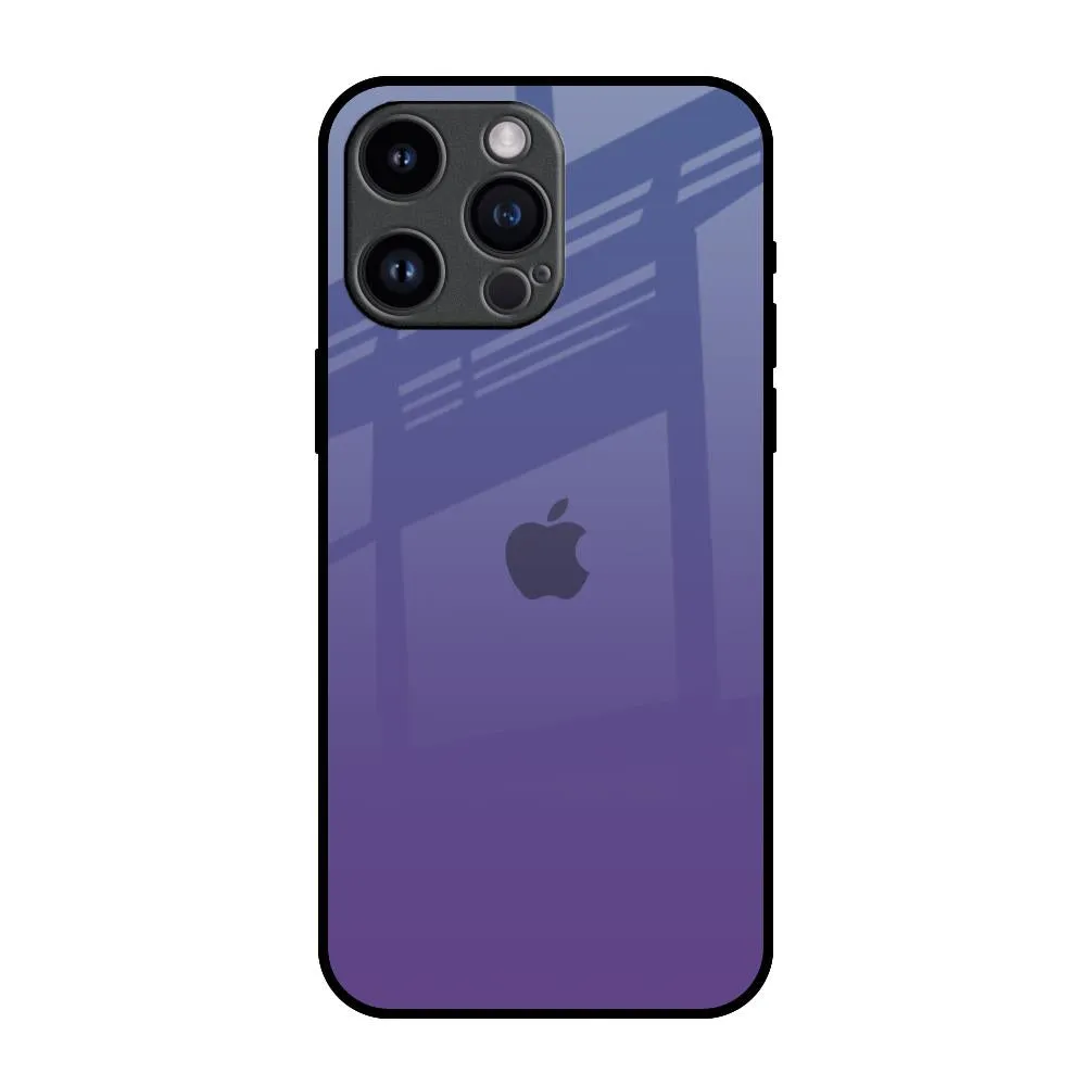 Indigo Pastel Glass Case For iPhone 14 Pro Max Compact Edge