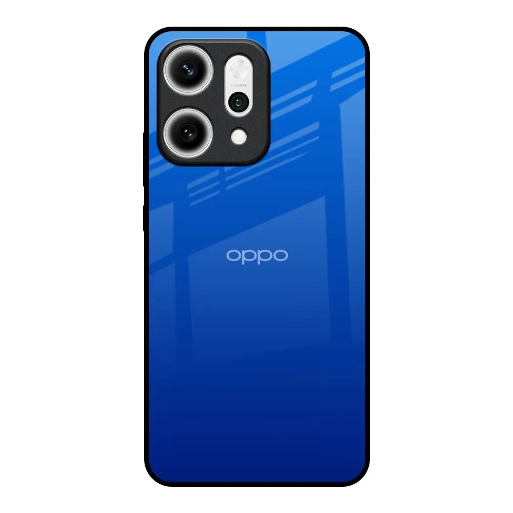 Drop Shield Matte Coating Finish Egyptian Blue Glass Case for Oppo Reno14 5G