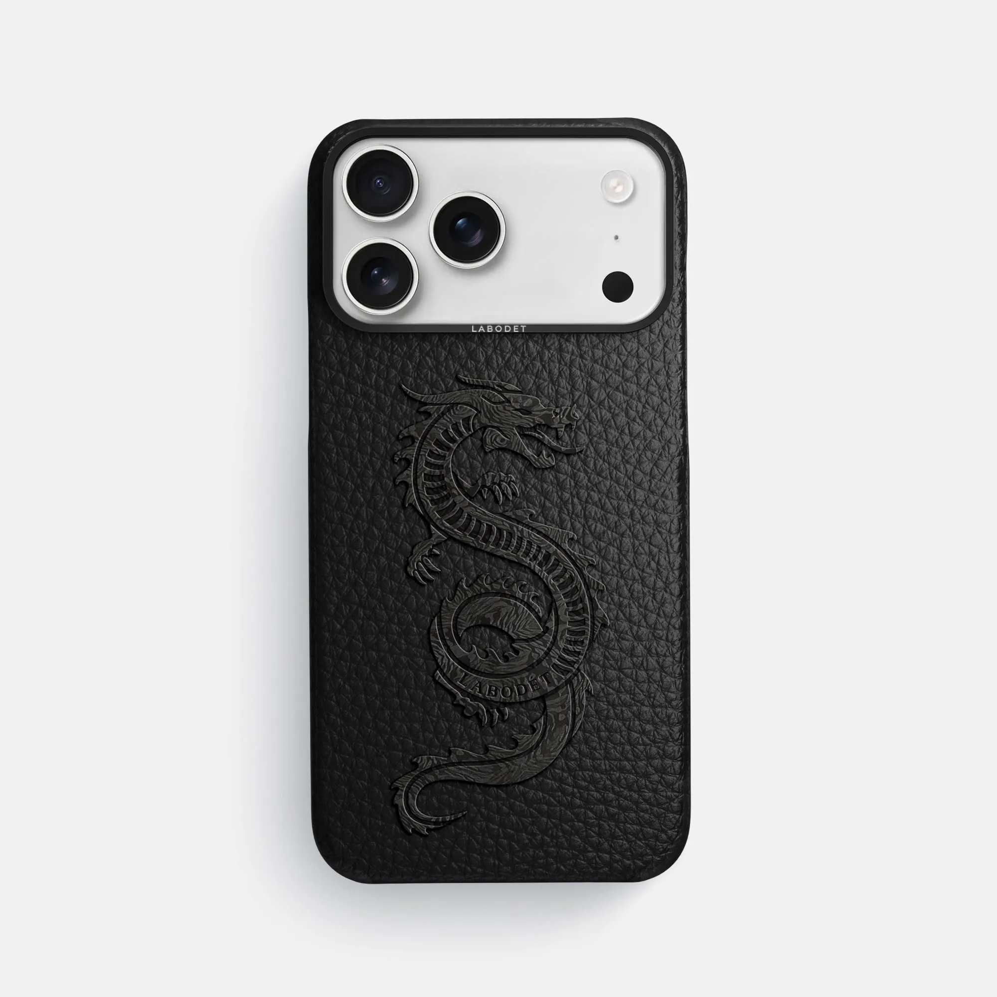 Scratch Barrier Soft touch finish Classic Case With Carbon Dragon For iPhone 17 Pro Max In Calf