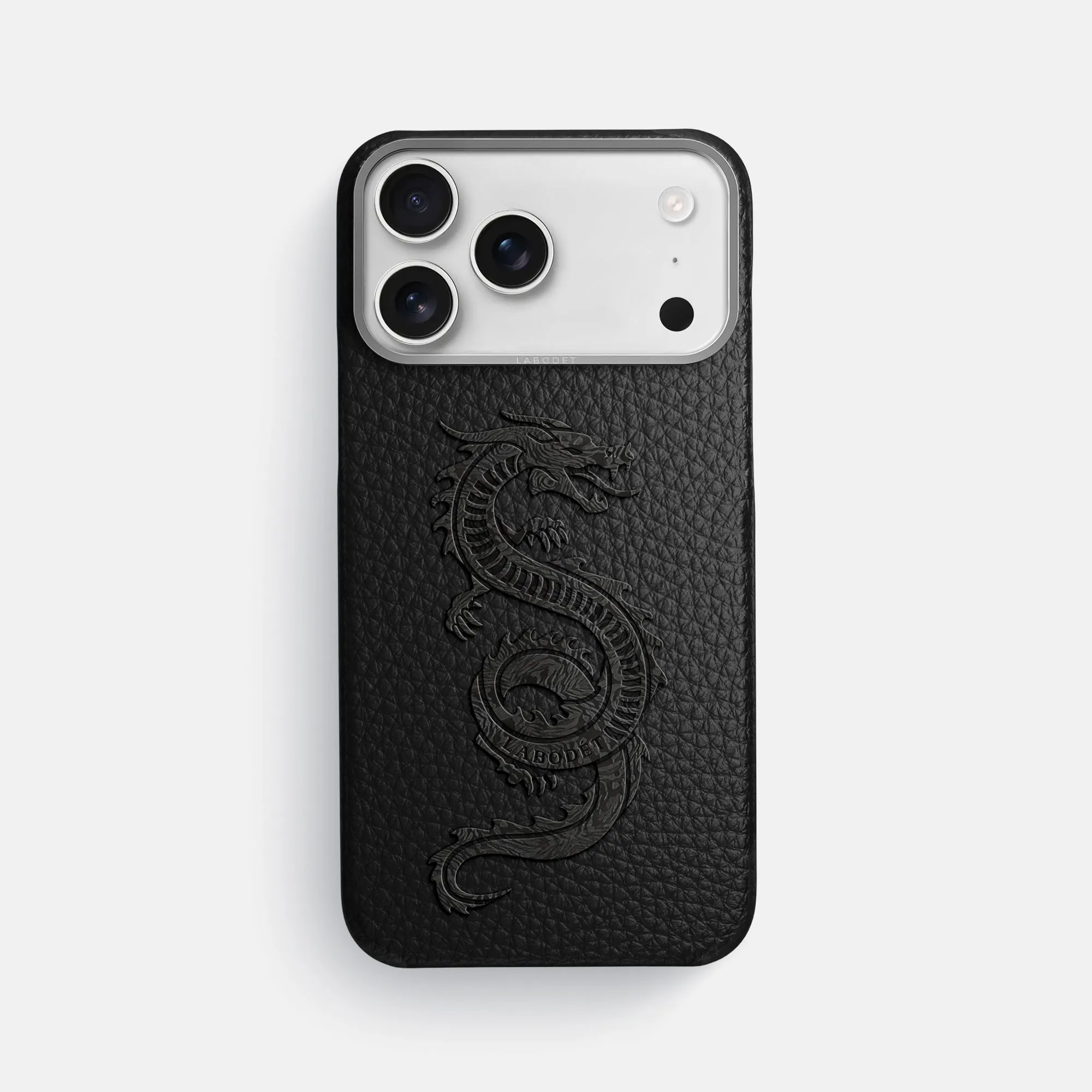 Stylish grip Classic Case With Carbon Dragon For iPhone 17 Pro Max In Calf