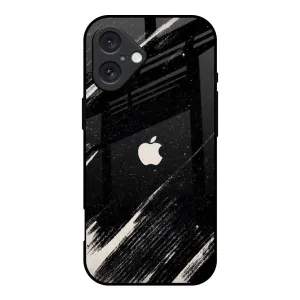 Galaxy Art Glass Case for iPhone 16 Grip Texture Minimal Surface