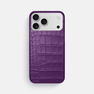 Slim Case For iPhone 17 Pro Max In Alligator Light Structure