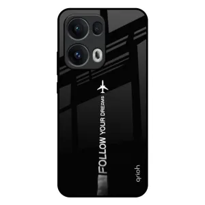 Light Build Follow Your Dreams Glass Case for Oppo Reno13 Pro 5G