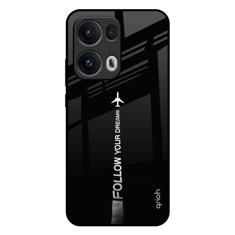 Light Build Follow Your Dreams Glass Case for Oppo Reno13 Pro 5G