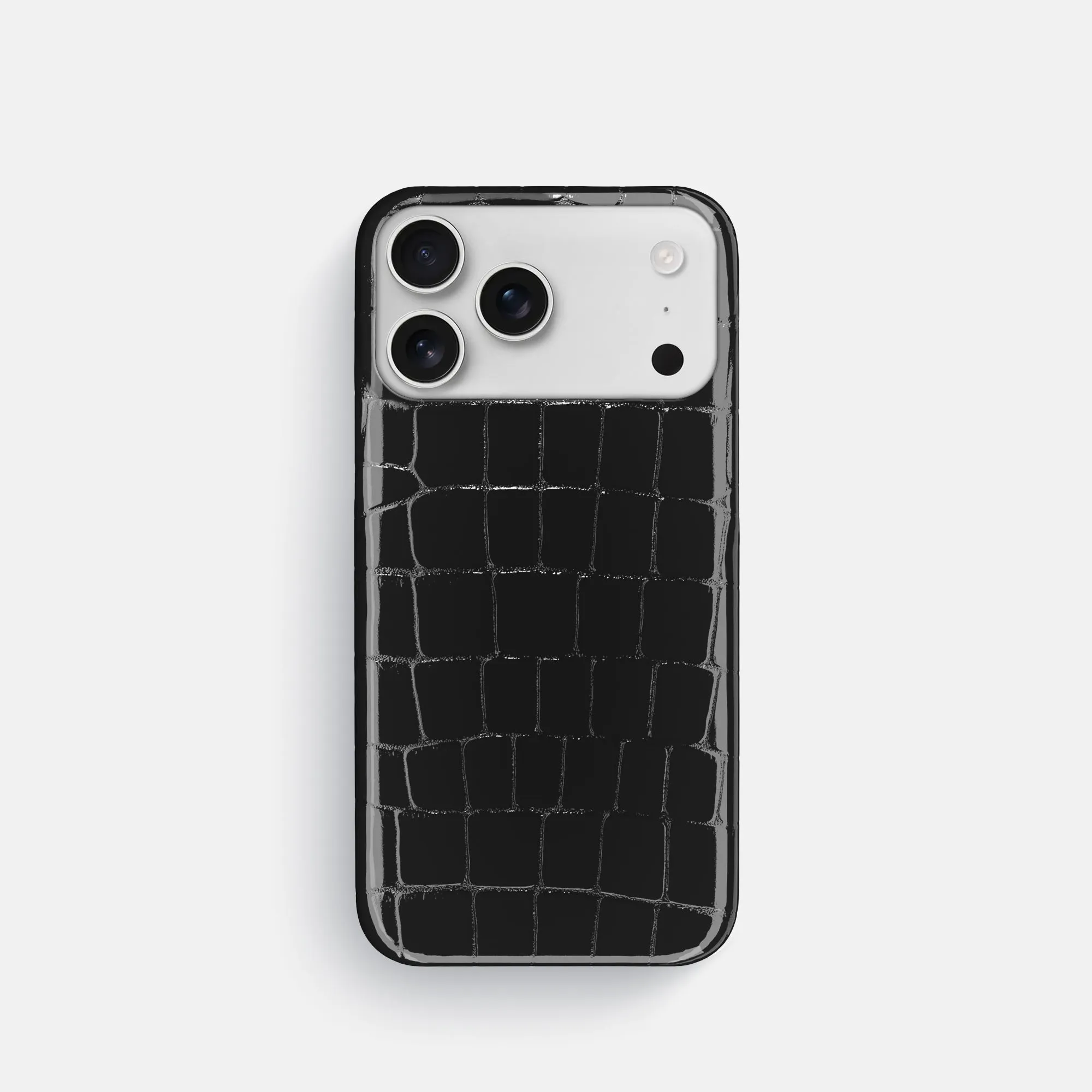 Hand Feel Comfort Fit Slim Case For iPhone 17 Pro In Shiny Alligator