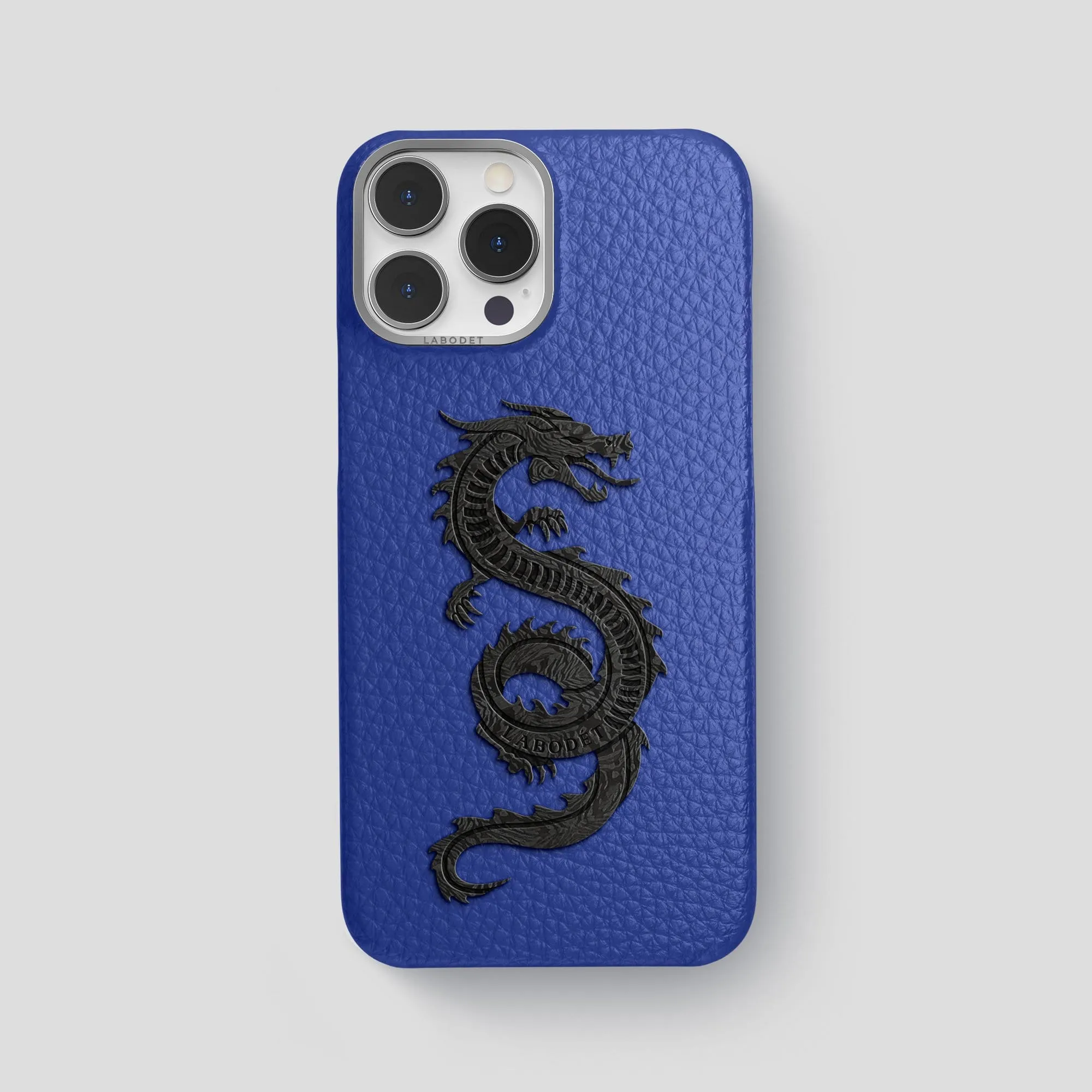 Protective Layering Premium Craft Classic Case With Carbon Dragon For iPhone 14 Pro Max In Calf