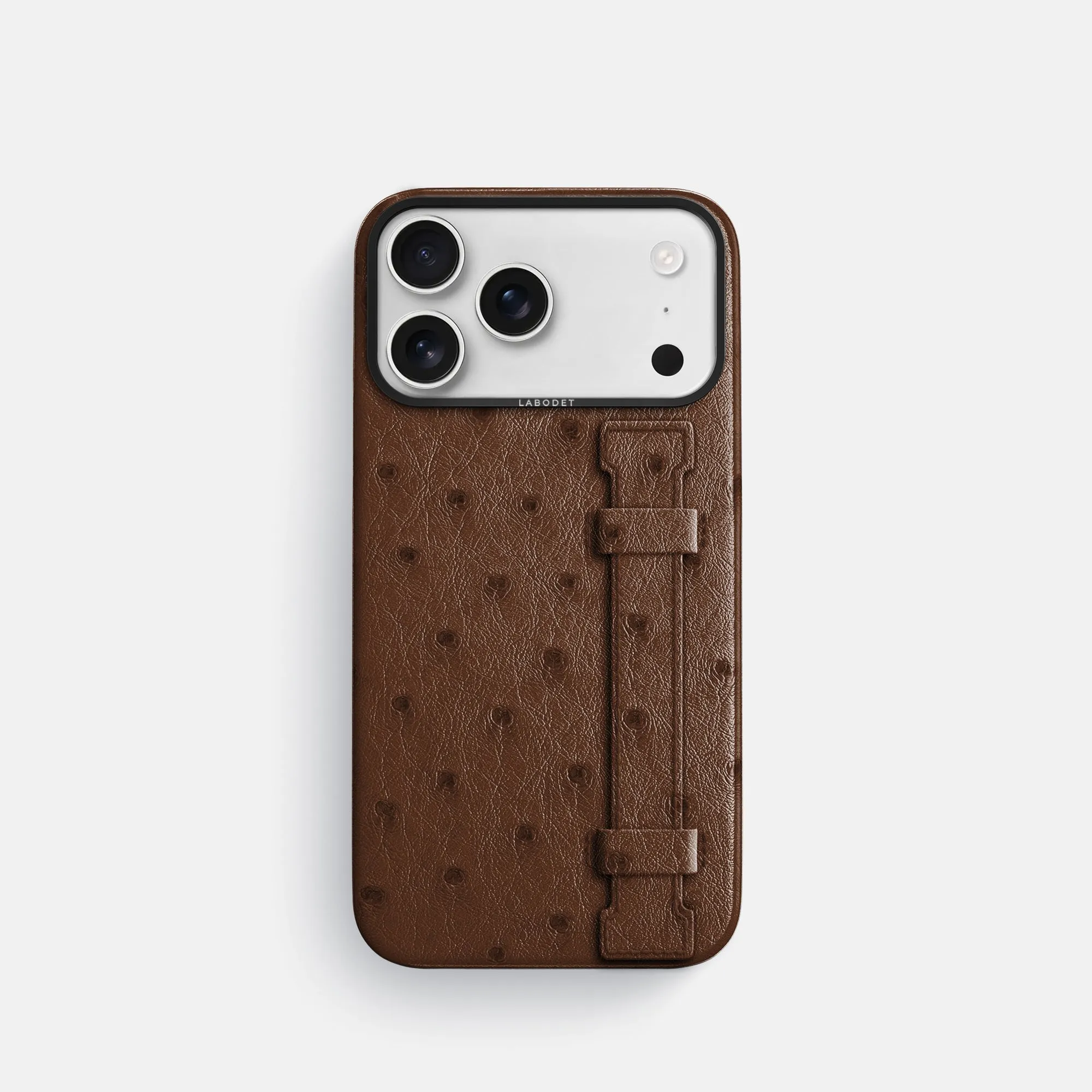 Subtle design Smooth Detail Handle Case For iPhone 17 Pro In Ostrich