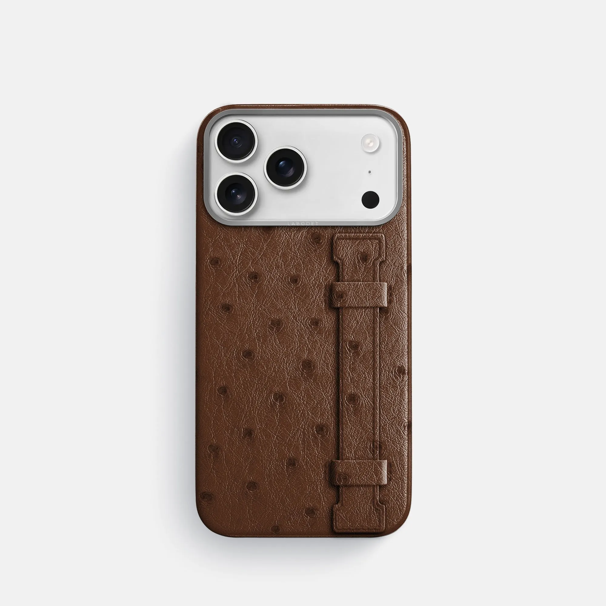 Handle Case For iPhone 17 Pro In Ostrich Lightweight texture