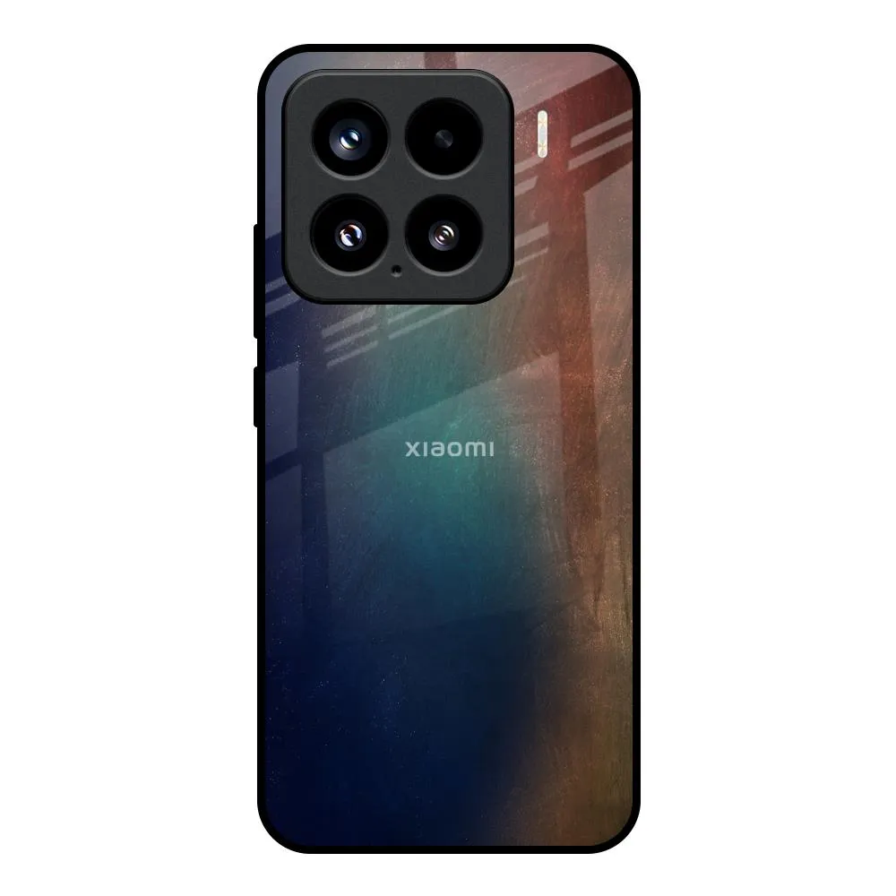 Polished Surface Rusty Gradient Glass Case for Mi 15 5G