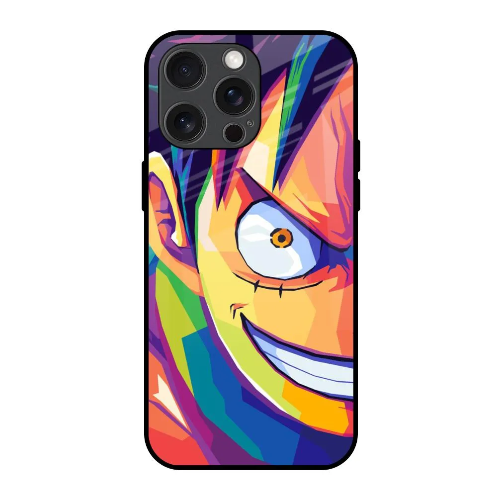 Monkey Wpap Pop Art Glass Case for iPhone 15 Pro Max Minimal Comfort