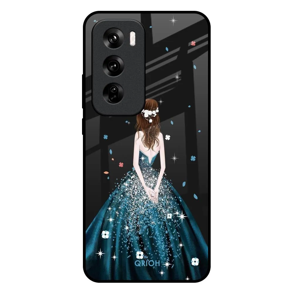 Impact Guard Hybrid Pattern Queen Of Fashion Glass Case for Oppo Reno 12 5G