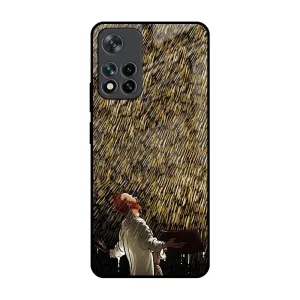 Anti Scratch Layer Protective Edge Rain Festival Glass Case for Mi 11i