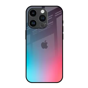 Protective Design Rainbow Laser Glass Case for iPhone 14 Pro