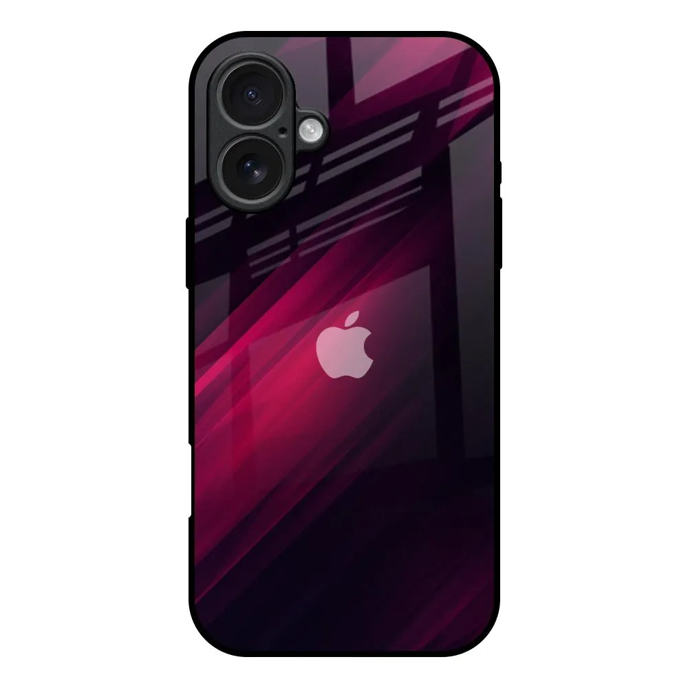 Razor Black Glass Case for iPhone 17 Stylish Texture Minimal Texture Layer