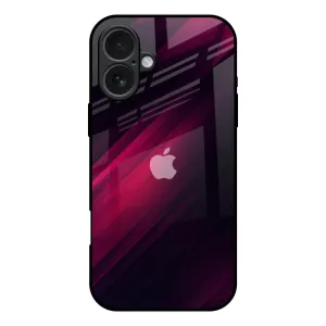 Razor Black Glass Case for iPhone 17 Stylish Texture Minimal Texture Layer