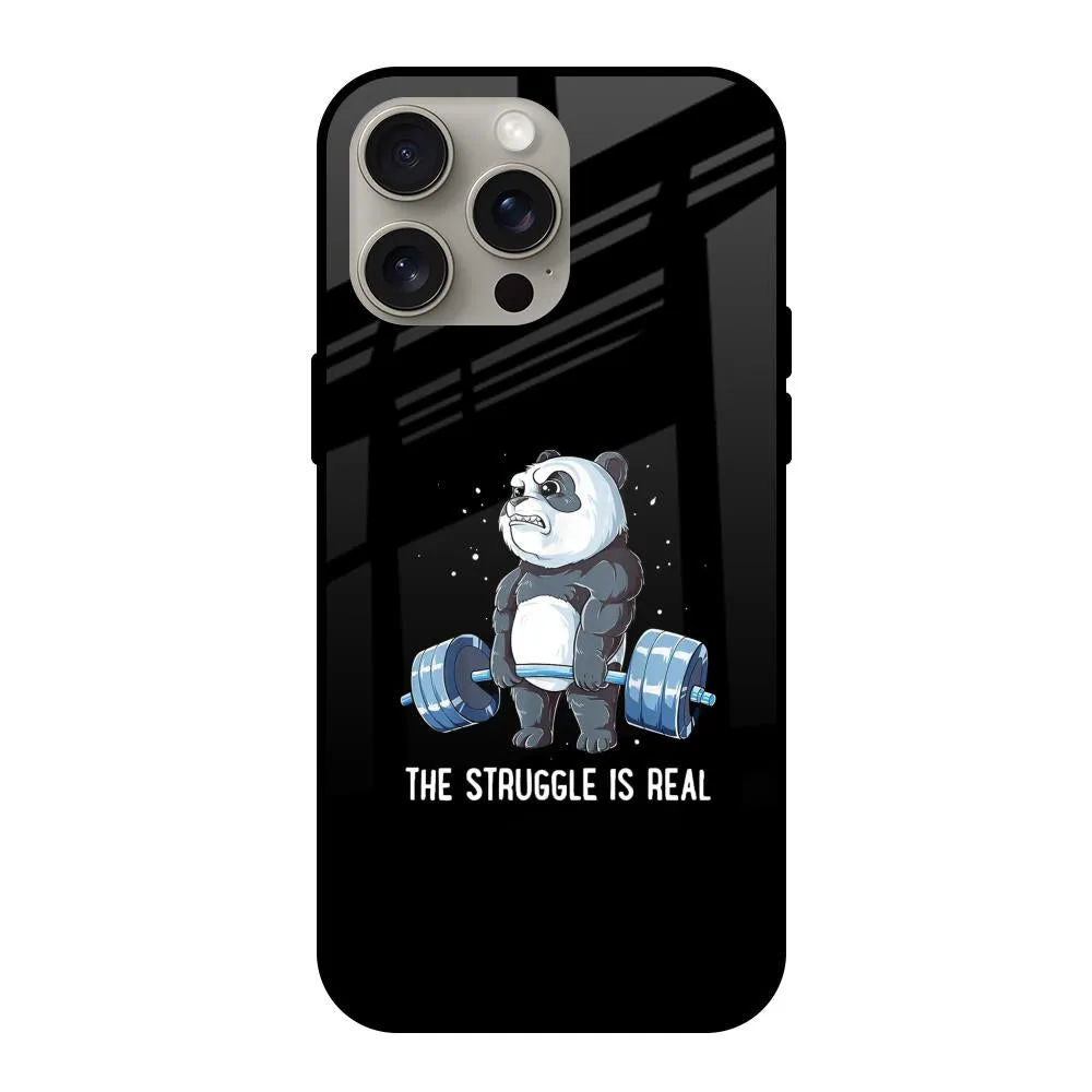 Color Layer Real Struggle Glass Case for iPhone 15 Pro Max