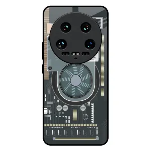 Motherboard Circuit Glass Case for Mi 14 Ultra 5G Enhanced Durability
