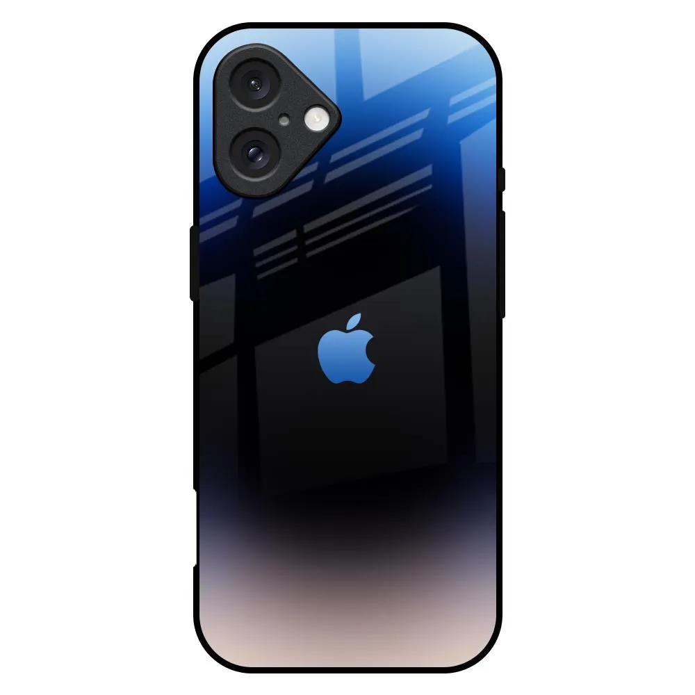 Premium Edge Evil Blue Glass Case for iPhone 16 Plus
