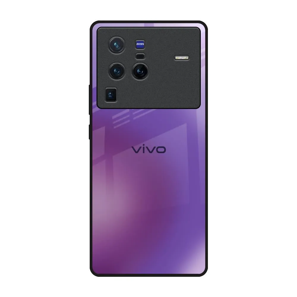 Ultraviolet Gradient Glass Case for Vivo X80 Pro 5G Non Slip