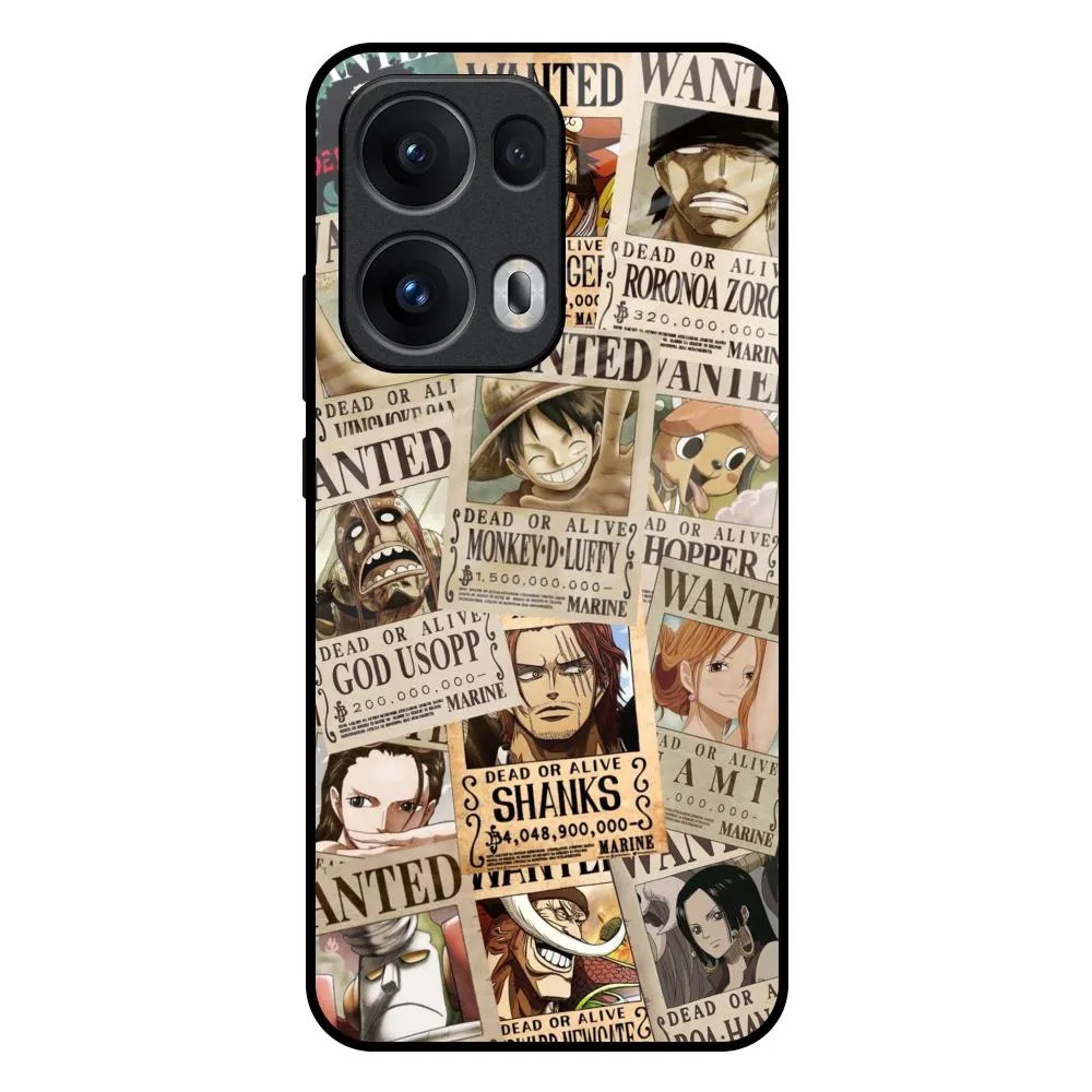 Luxury Layer Texture Dead Or Alive Glass Case for Oppo Reno13 Pro 5G