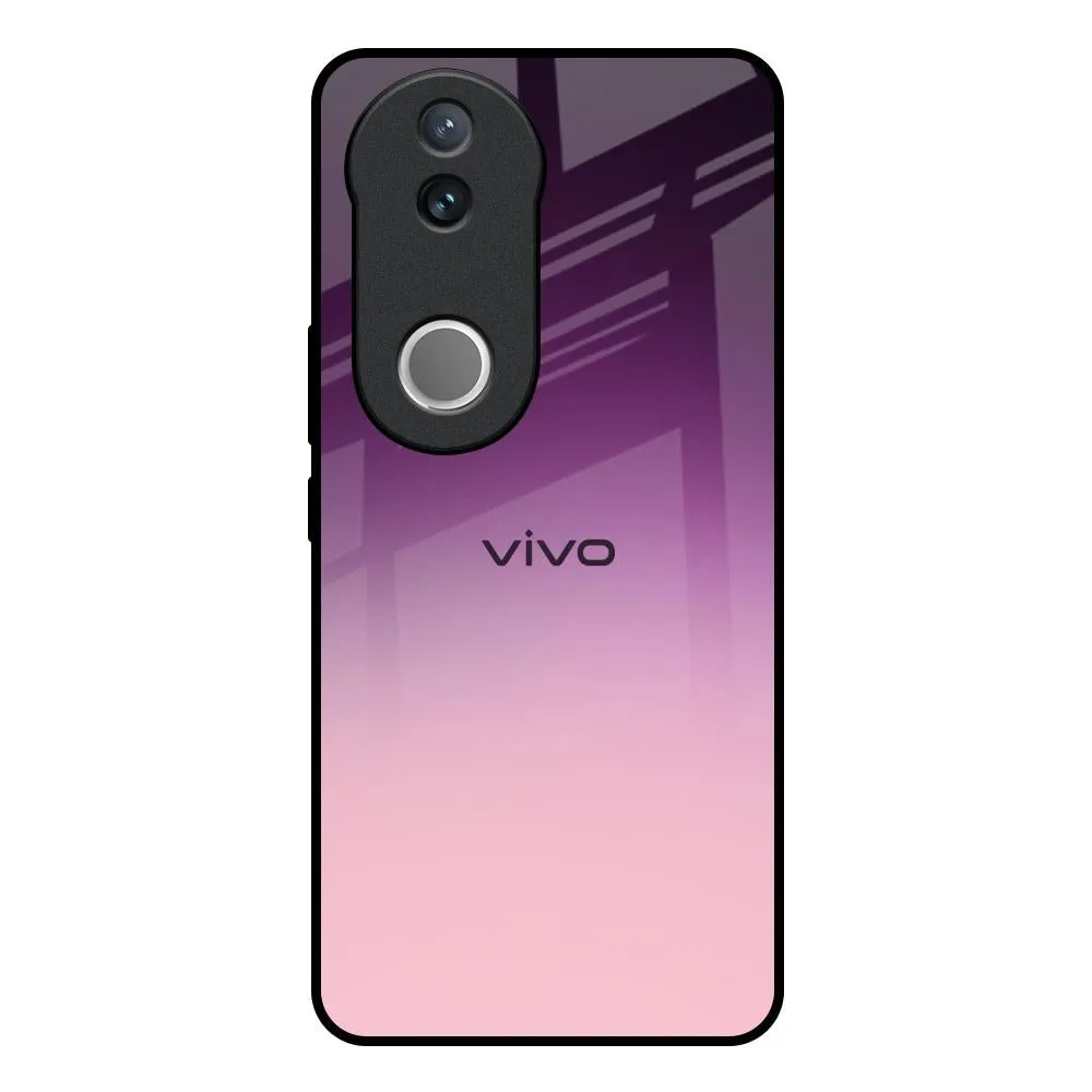 Premium Detail Finish Durable Layer Purple Gradient Glass case for IQOO Z10R 5G