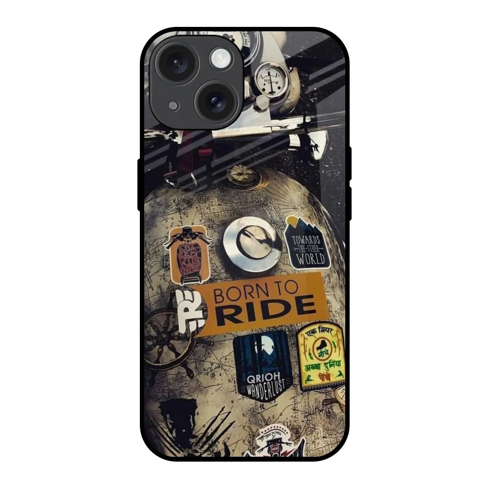 Light Form Ride Mode On Glass Case for iPhone 15