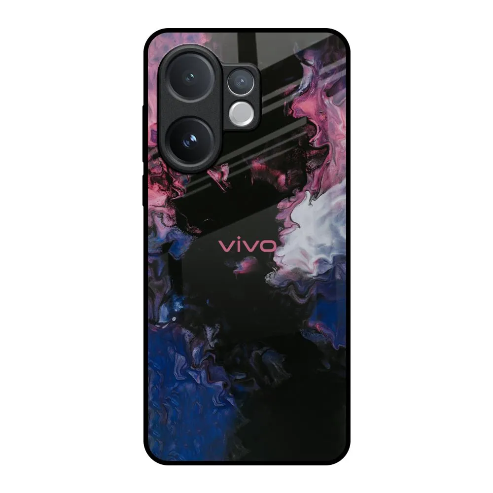 Smudge Brush Glass case for Vivo V60 5G premium design