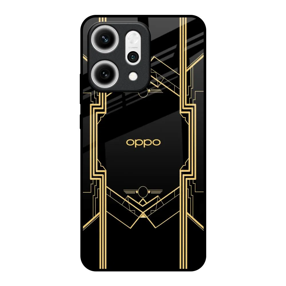 Sacred Logo Glass Case for Oppo Reno14 5G Modern Form
