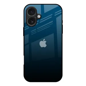 Sailor Blue Glass Case For iPhone 17 Luxury Texture Design