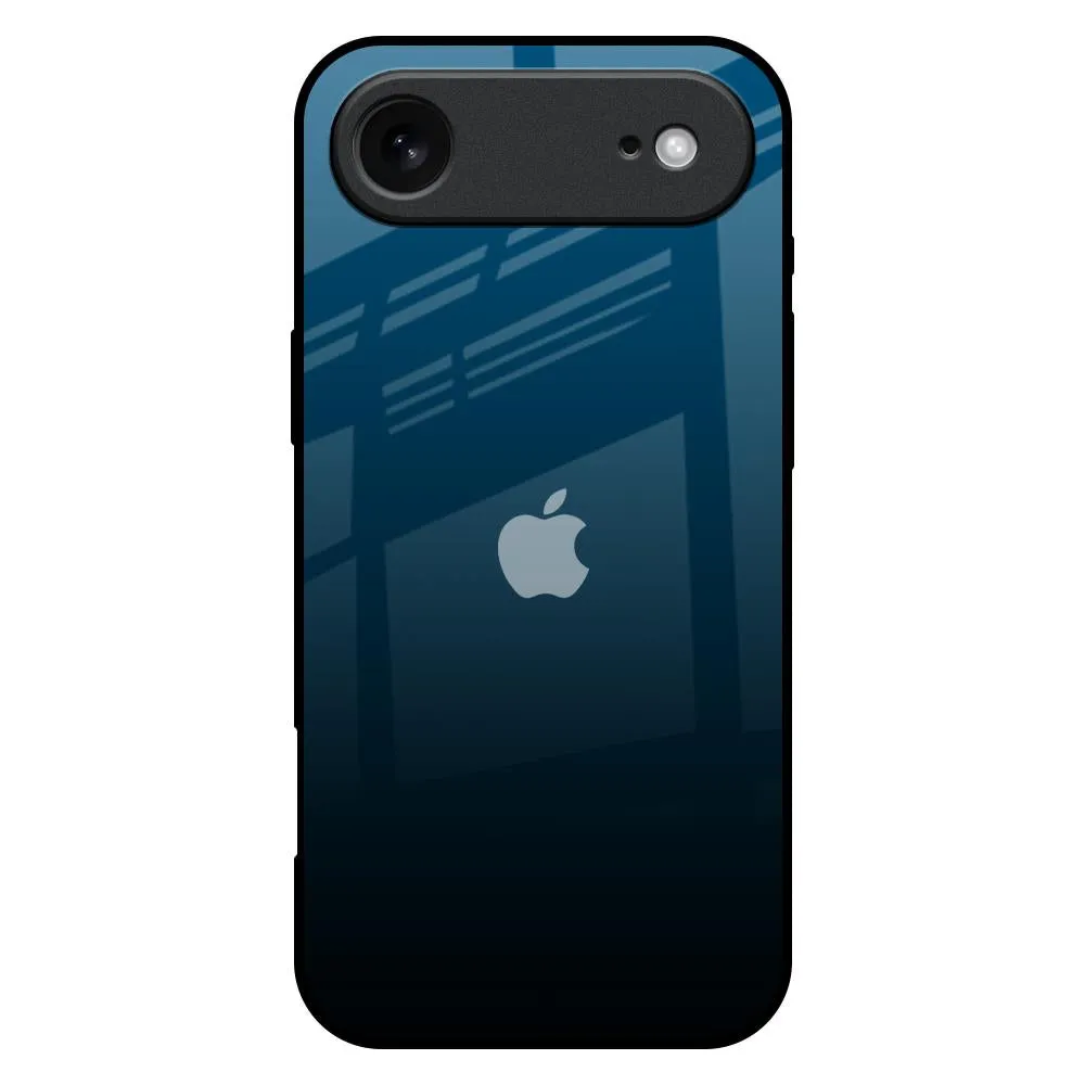 Polished Touch Strong Corners Sailor Blue Glass Case For iPhone 17 Air