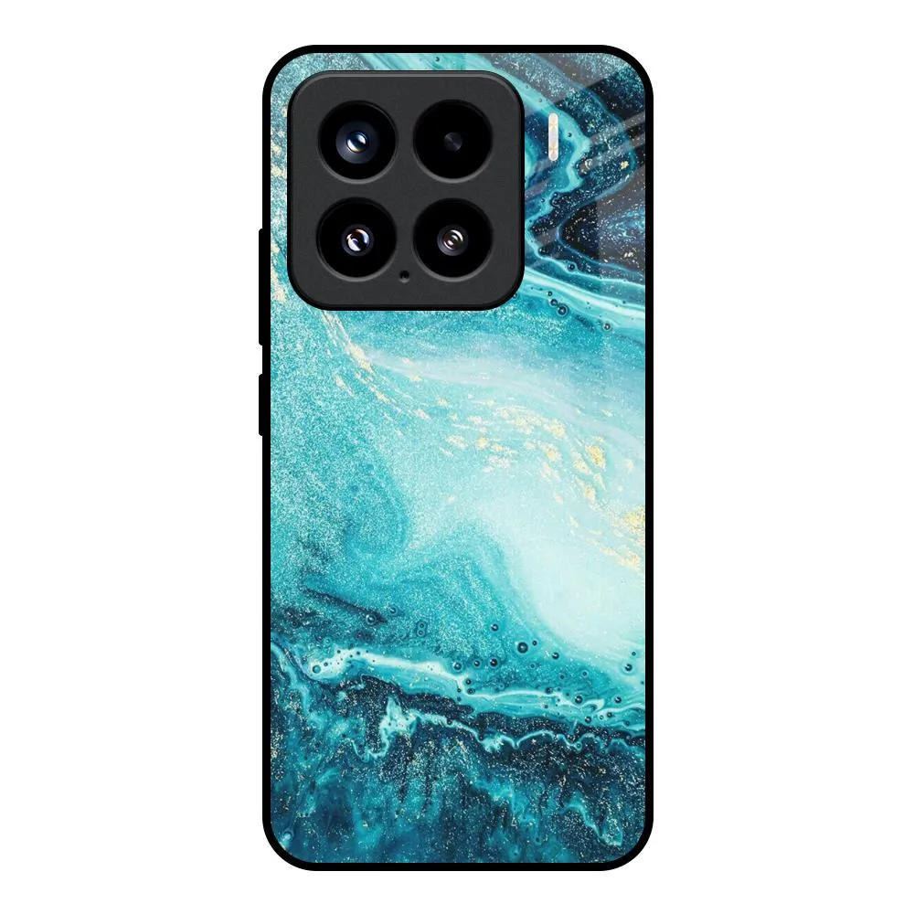 Sea Water Glass Case for Mi 15 5G Sleek Finish