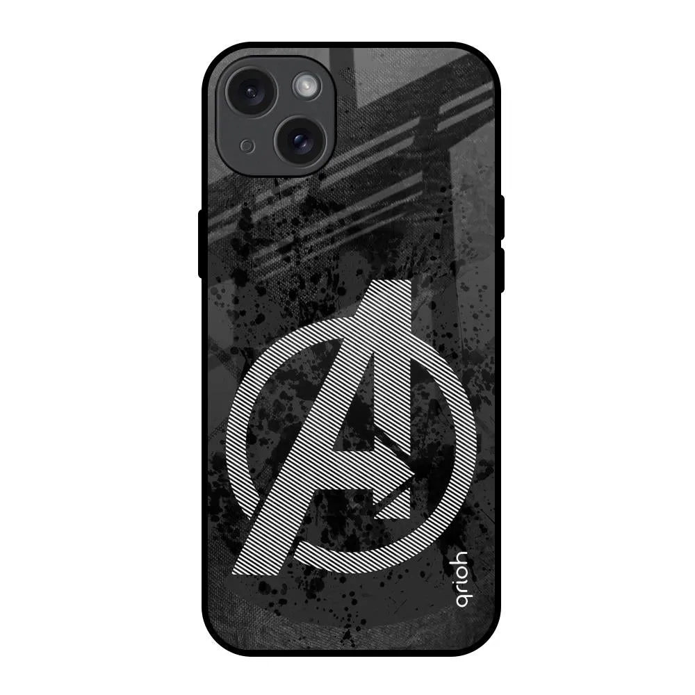 Shock Absorbing Sign Of Hope Glass Case for iPhone 15 Plus