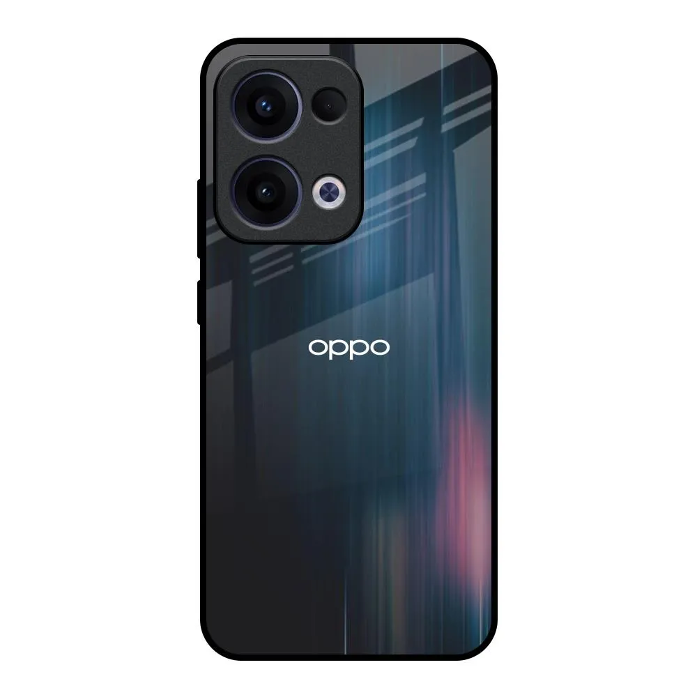 Dark Aesthetic Glass Case for Oppo Reno13 5G Marble finish Hybrid Build