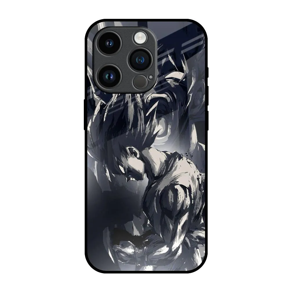 Durable Material Comfort Padding Sketch Art DB Glass Case for iPhone 14 Pro