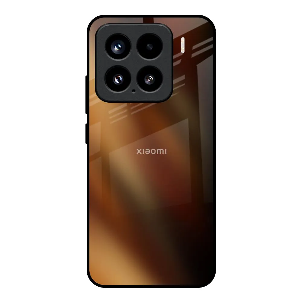 EarthTones Glass Case for Mi 15 5G Flexible Grip Texture Stylish Cover