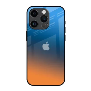 Sunset Of Ocean Glass Case for iPhone 14 Pro Light Design