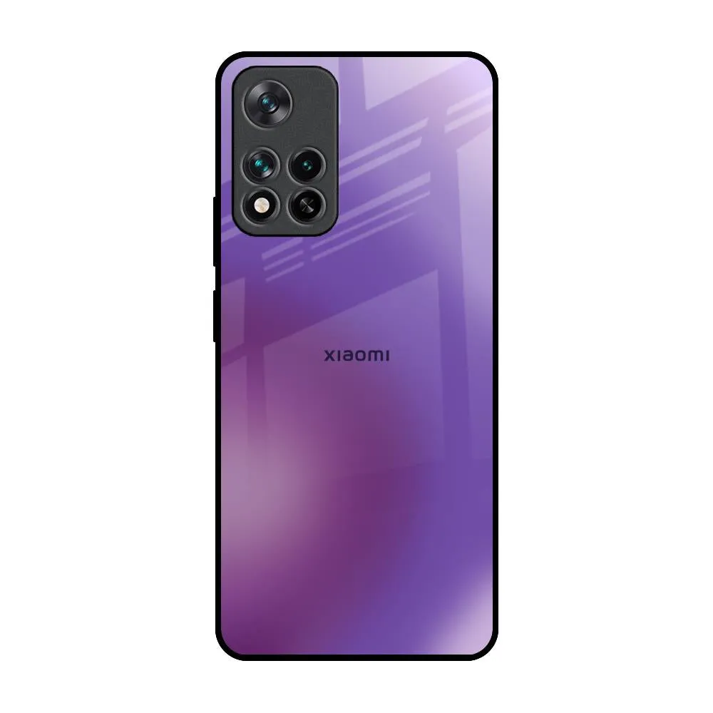Travel Ready Ultraviolet Gradient Glass Case for Mi 11i