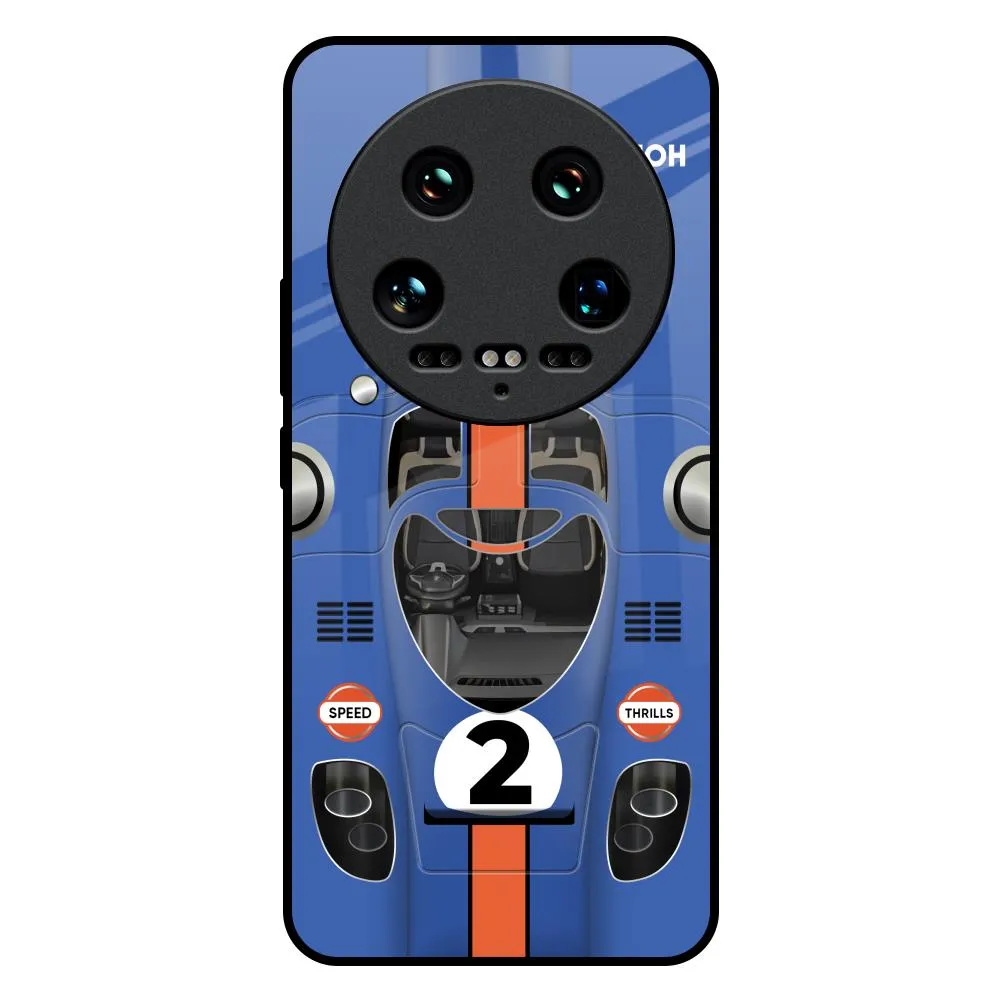 Car Adiction Glass Case for Mi 14 Ultra 5G Stylish Look Durable Build Texture