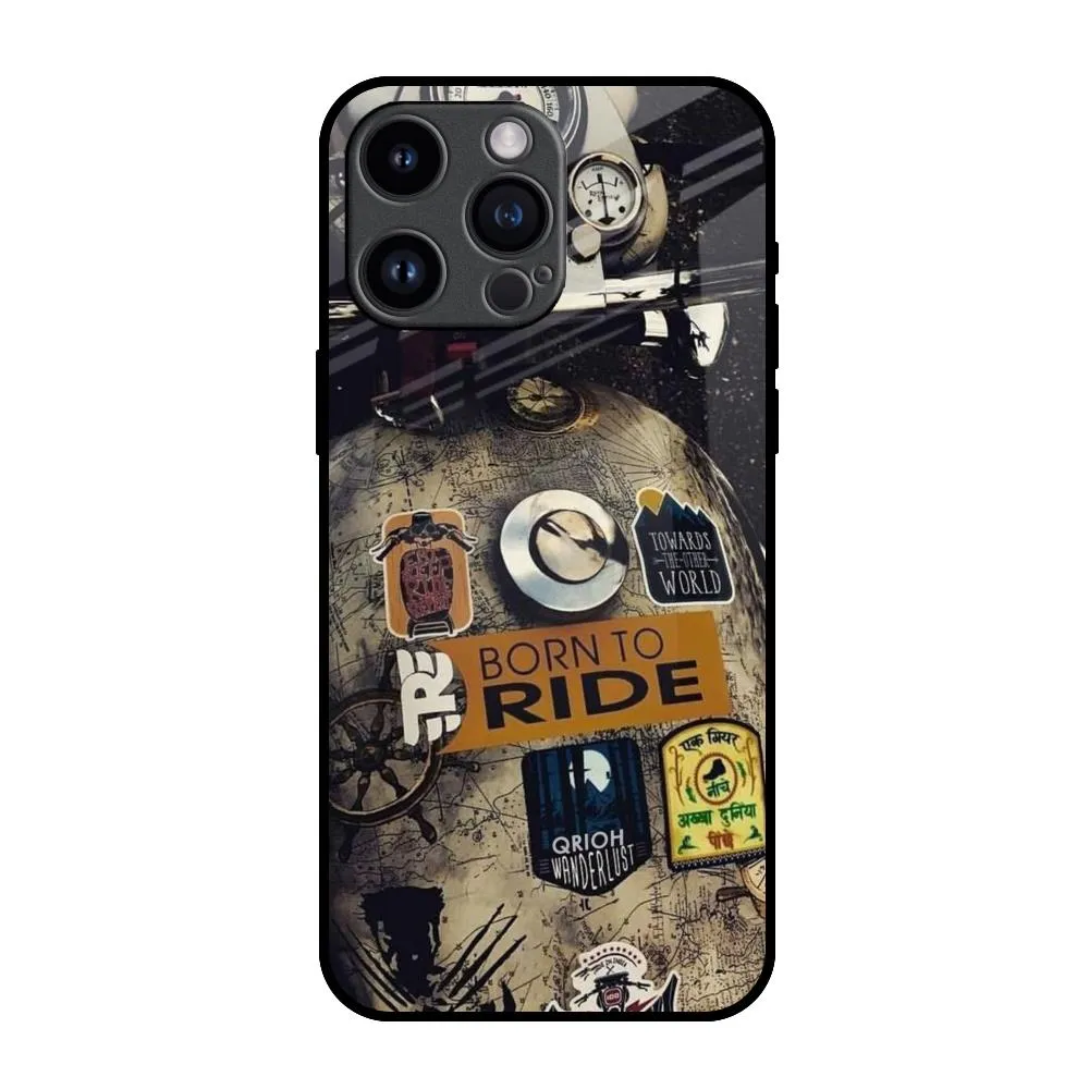 Ride Mode On Glass Case for iPhone 14 Pro Max Soft Grip Layer