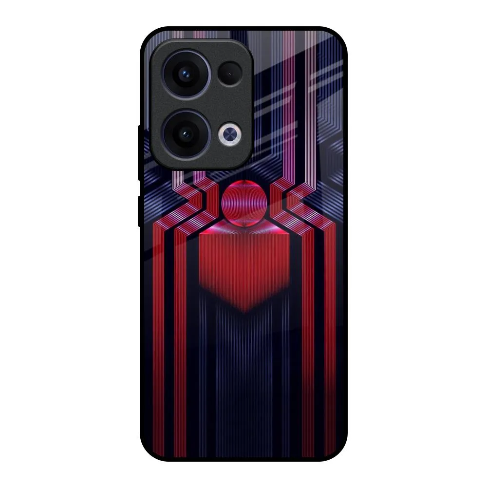 Shock shield Super Art Logo Glass Case For Oppo Reno13 5G