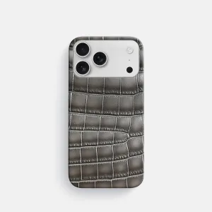 Slim Case For iPhone 17 Pro In Patina Alligator Sleek Detail Premium Detail Finish
