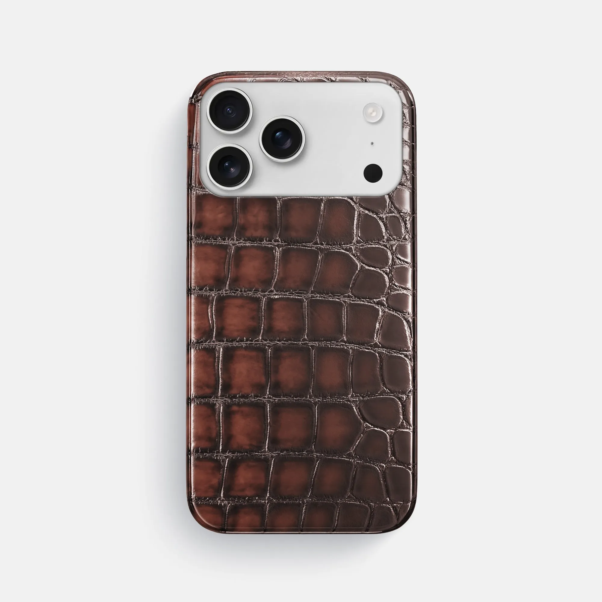 Slim Case For iPhone 17 Pro Max In Patina Alligator Elegant Build