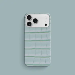 Hybrid Finish Slim Case Mint Gum For iPhone 17 Pro In Alligator
