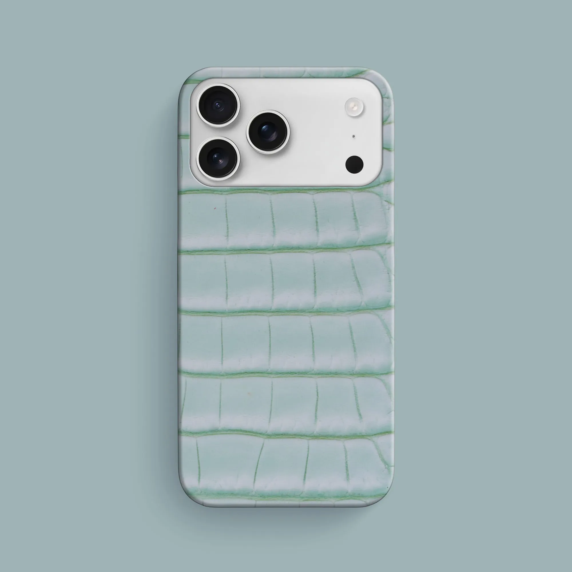 Slim Case Mint Gum For iPhone 17 Pro Max In Alligator Protective Shell Design